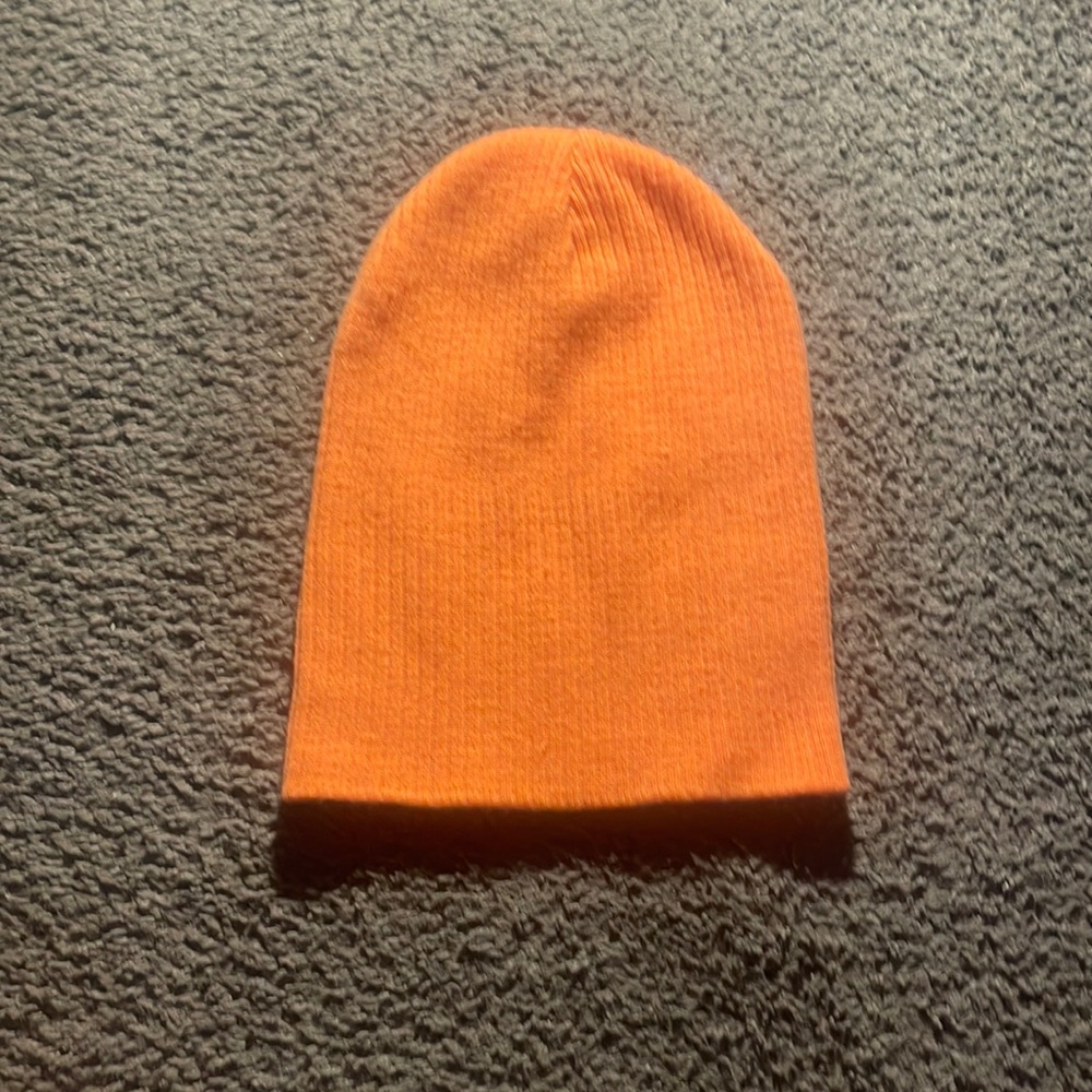 Orange beanie